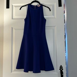 Ted Baker London Neoprene Purple skater Mini Dress Ted Size 0